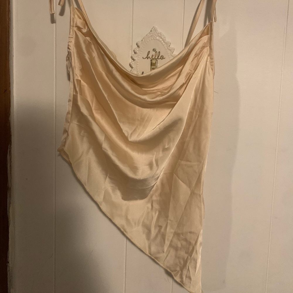 silk one sided top